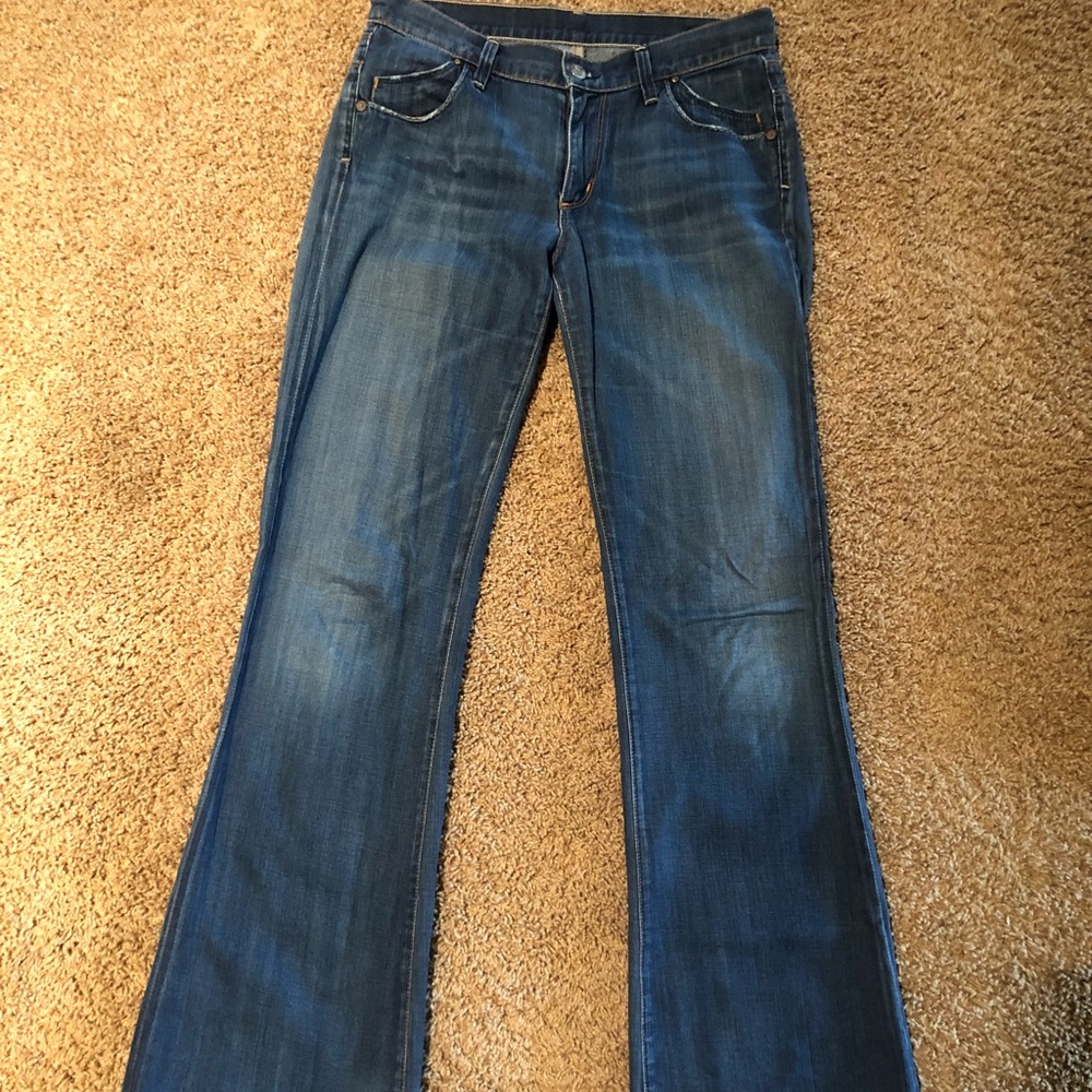 Citizens of Humanity size 27 flare jeans.